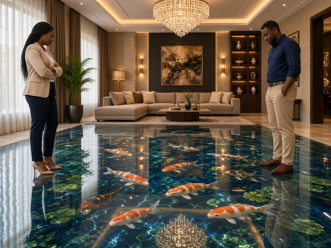 Epoxy 3D Image floor course
